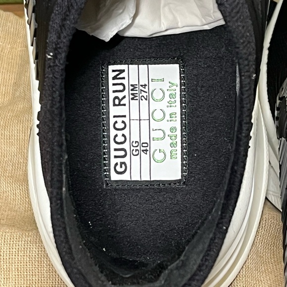 Authentic Gucci Run Mesh Women’s Sneakers size 40 - Picture 7 of 11